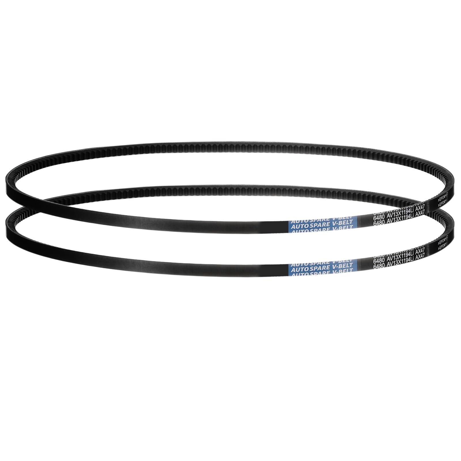 AX50 Belt, Raw Edge Cogged Industrial Rubber EPDM V-Belt, Pack of 2 — Amazon image 24