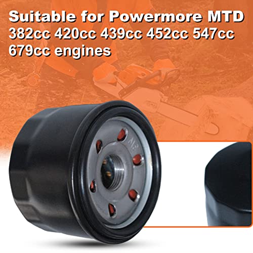 Mtanlo 951-12690 Oil Filter for MTD 4P90HU 4P90HUA 4P90HUB CR30 CLT38G CLT42G CLT42H Troy Bilt TB30 TB30R TB33LS TB42 Engine Lawn Mower 951-12690 751-11501 751-12690 - Image 2