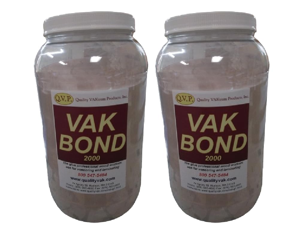 VAKBOND 2000 Plastic Resin Glue, 10 lb, Urea Wood Glue for Veneering & Laminating (Covers Approx. 25 sq ft per lb, No Catalyst Required)