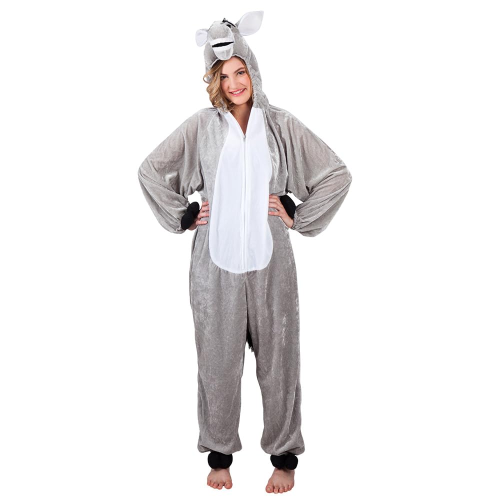 Boland Costume da asino in peluche per adulti