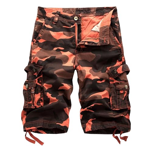 JEShifangjiusu Shorts Cargo Camuflados Oversize para Hombre miniatura 1