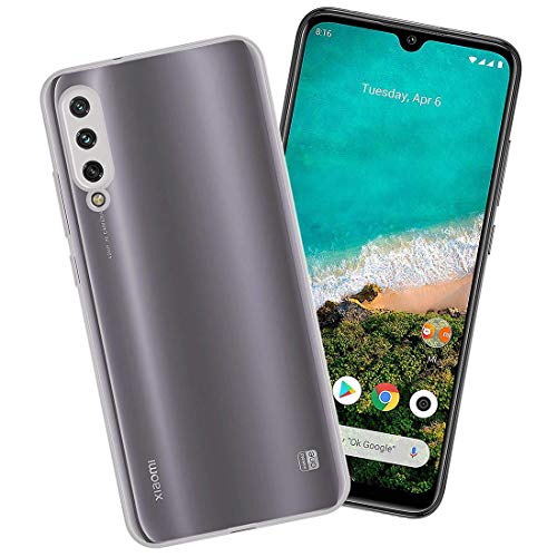 Image of Case Creation Brand -Plastic Mobile Cover For Xiaomi Mi A3 (Soft & Flexible Back Case),Transparent