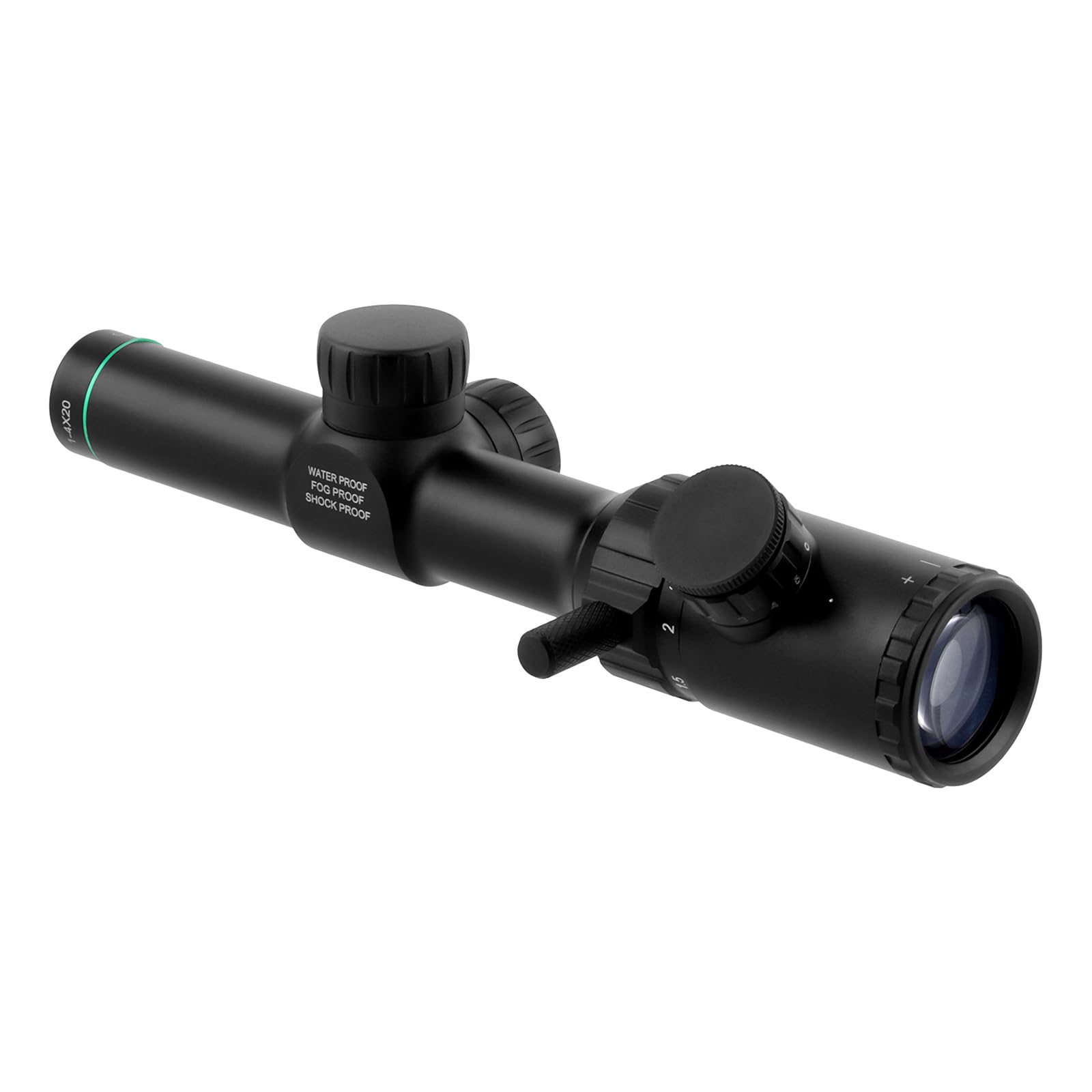 Optics Monokular Scope 1-4X20 zf, 25,4mm Tubus Sucher, Absehen 1/2 Zoll Voll multivergütet Monokular Wasserdicht
