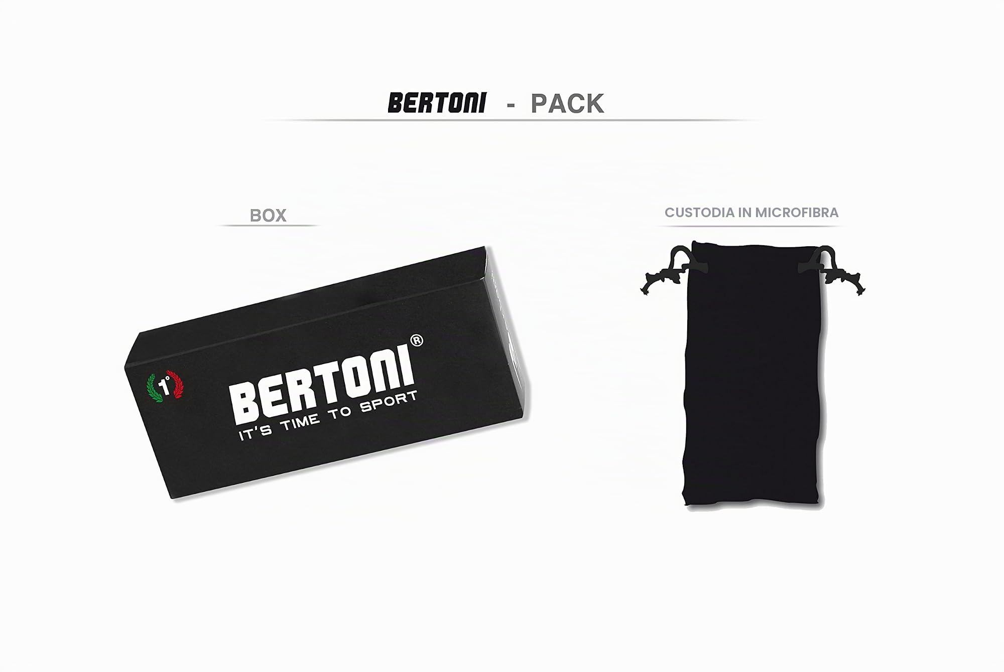 Bertoni Occhiali da Moto Antivento Avvolgenti con Lente Infrangibile Antiappannante - Spugna Antivento Removibile - AF149