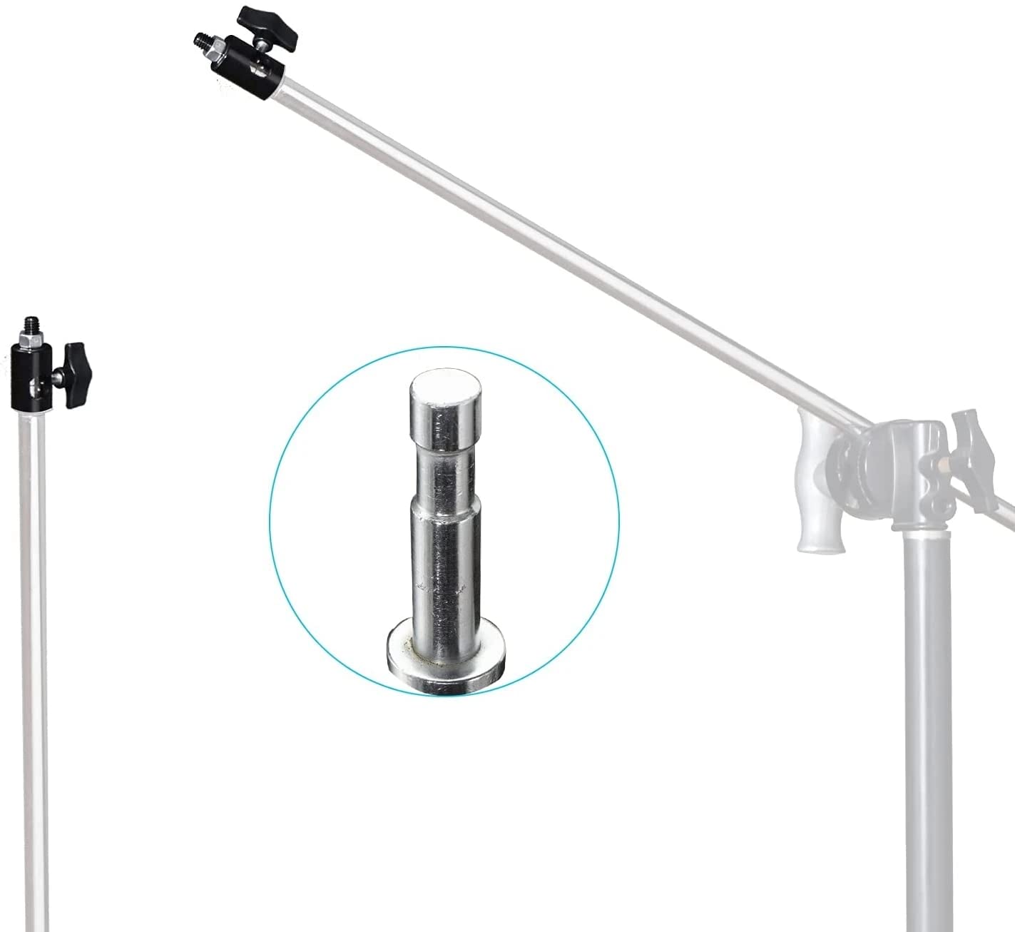 Heavy Copper Video Camera Platform Tripod 65mm Length Adapter 1/4 To 3/8 Connect-or Screw Flash Light-ing Lamp Holder Hot Shoe Boots Quick Loading Connection Photography Shoot Film Parts Accessories - View #9