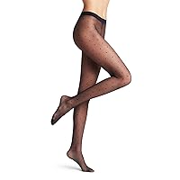 FALKE Dot 15 Den W Ti Trasparenti Velati Fantasia, Collant Donna