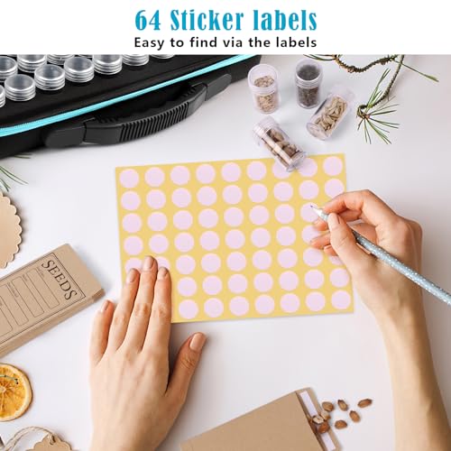 60 Slots Seed Storage Organizer with 20 Seed Envelopes - Image 5