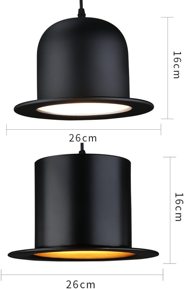 NZDY Retro eenvoudige lamp kroonluchter aluminium E27 Cafe Bar Restaurant Light, Top Ronde Binnen Goud photo 2