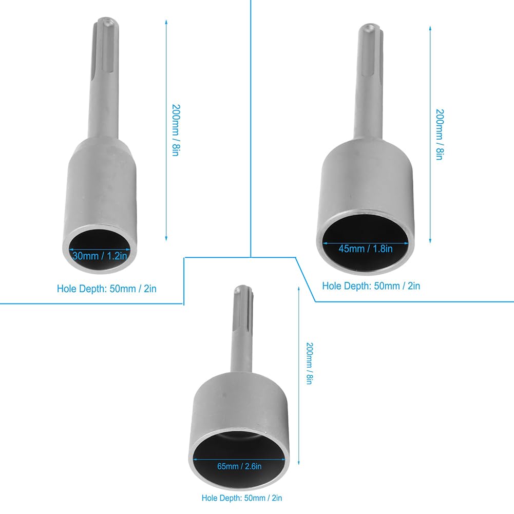 Clavador de Postes Compatible con SDS Max Clavador de Varillas de Tierra,65