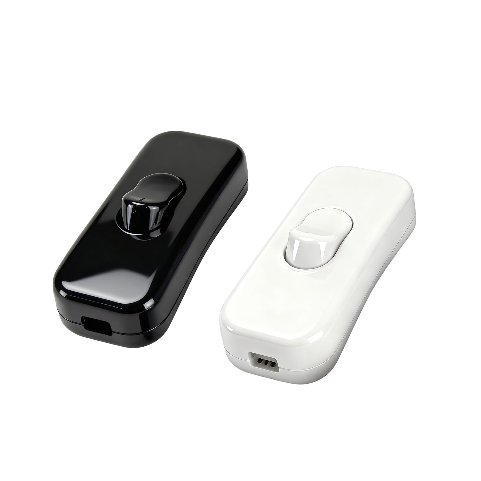 EMOS Vervangende Tuimelschakelaar Voor Netsnoer – 230V/2,5A – Schroefklem Voor Platte 2-aderige Lampkabel (0,5–0,75 Mm²)
