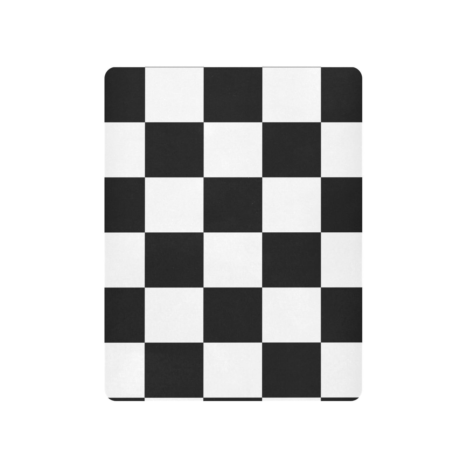 Crib Sheet Breathable Soft Crib Mattress Sheet for Baby Toddler Boys Girls Fitted Crib Sheet Fit Standard Crib Mattress 52 x 28 Inch Checkered Black and White