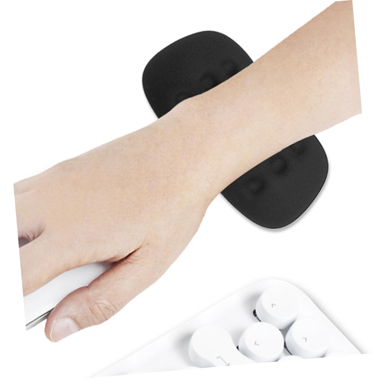 NUOBESTY 3stücke Ergonomische Handgelenkauflage Für Tastatur Und Atmungsaktive Rutschfeste Gel-oberfläche Mit Komfort-design Für Büro Und Gaming Zur Vermeidung Von
