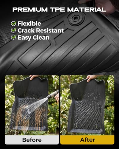 Image of TAPTES Floor Mats & Door Sill Guards for Dodge Durango 2016-2026