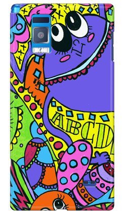 Second Skin Japanese Leaves Gotta Go-chan Part 8" for Optimus G LGL21/au ALGL21-ABWH-193-K545