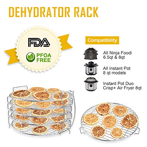 Dehydrator Stand Dehydrator Rack, Zalava Grill Stand Air Fryer Kompatibel mit Ninja Foodi Schnellkochtopf und… – Bild 3