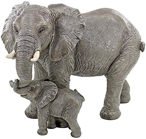 Design Toscano Herd Mentality Mother and Calf Elephant Statue