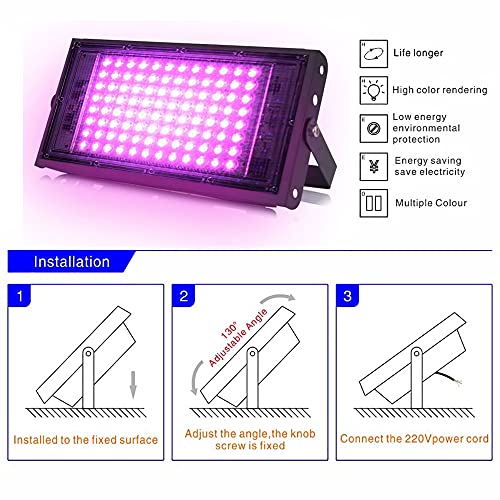 Image of MLD 10W Led Flood Light AC 220V Waterproof Brick focus Floodlights for indoor outdoor Lights | Pink | 10 Watt | Pack Of 10