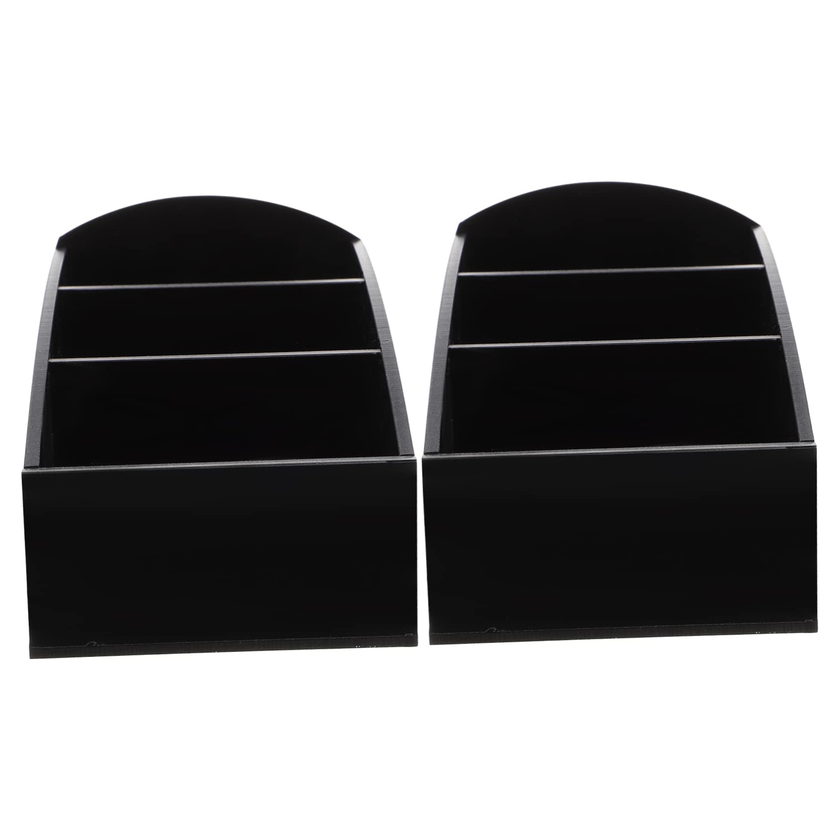 STOBAZA 2Pcs Coffee Station Box Acrylic Sugar and Tea Bag Organizer for Home Hotel and Restaurant Stylish Storage for Instant Coffee Sweeteners and More