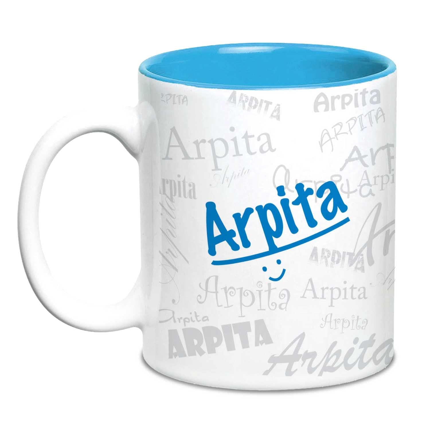 Hot MuggsMe Graffiti Mug - Arpita Personalised Name Ceramic, 315ml, 1 Unit