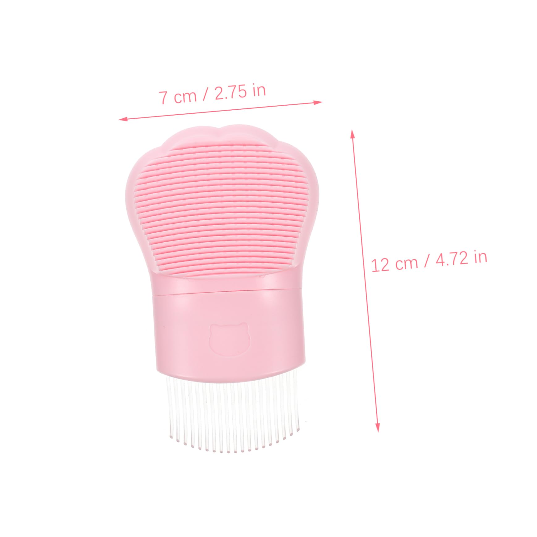 Happyyami Cat Comb Massaging Brush for Pets Deep for Cat Hair Tangle Removal Daily Use Bath Grooming Promotes Relaxation Design