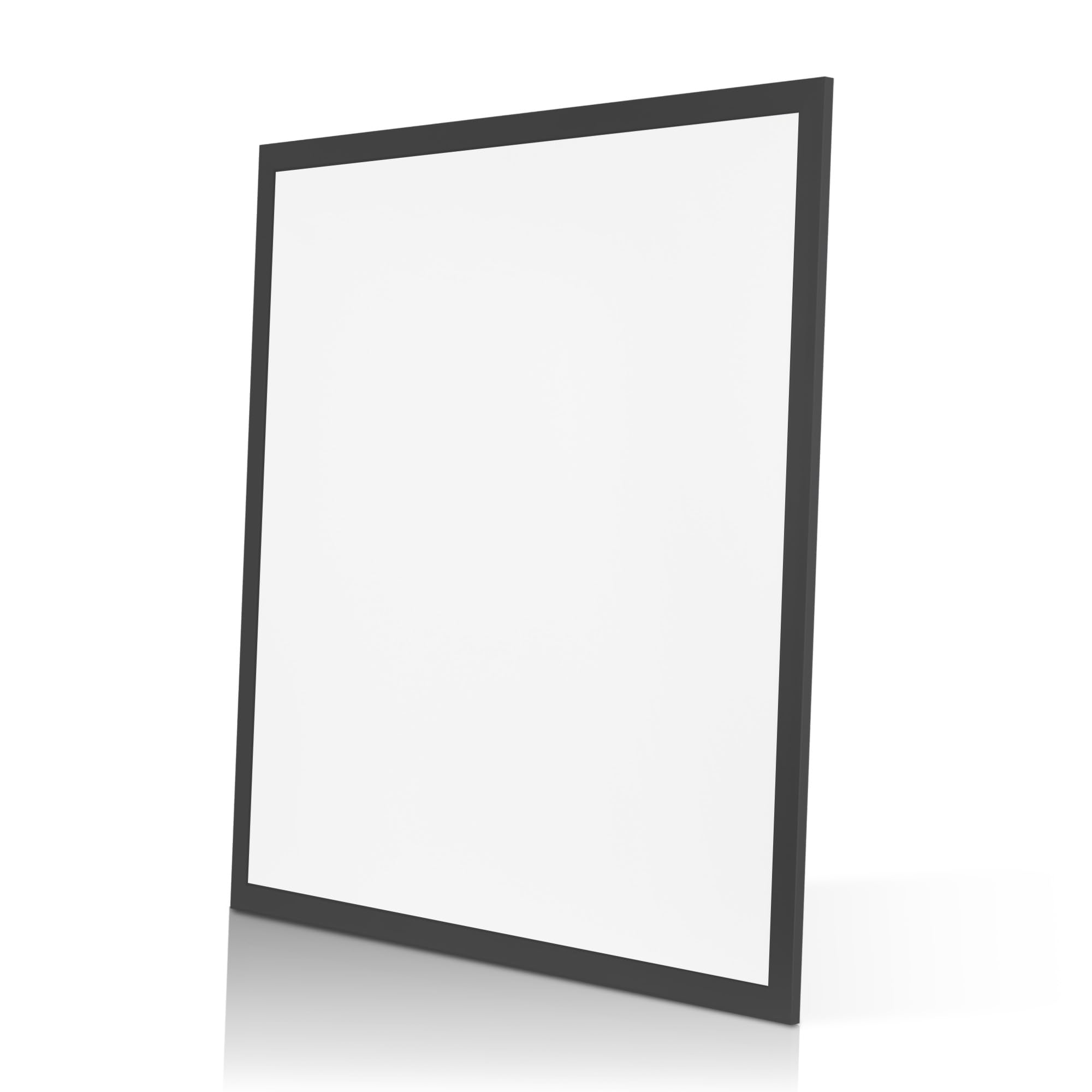 Bright Source 600x600 LED Panel, Backlit Recessed Ceiling Tile Light, Matt Black Frame, 40W, 3600lm, 90° Beam Angle, 4000K Cool White, LED Driver Included, Low-Glare UGR<19, Flicker Free