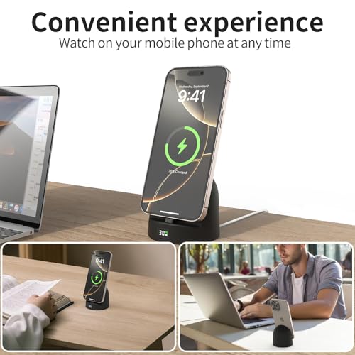 Phone Charging Stand with LED Display - Use Code WXFET4UR - Image 6