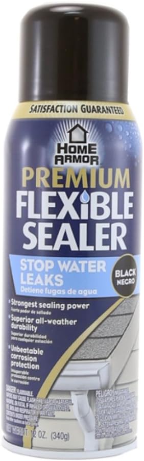 Home Armor 12 oz. Black Premium Flexible Aerosol Sealer