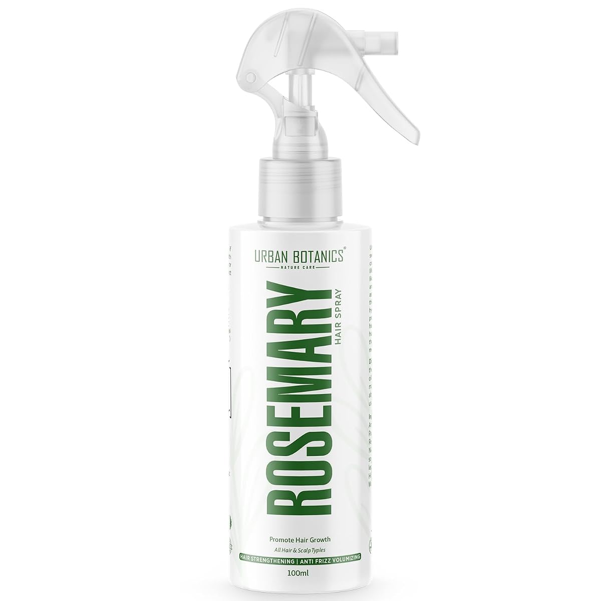 UrbanBotanics Rosemary Water Mist Spray for Hair Growth | Rice Water Extract