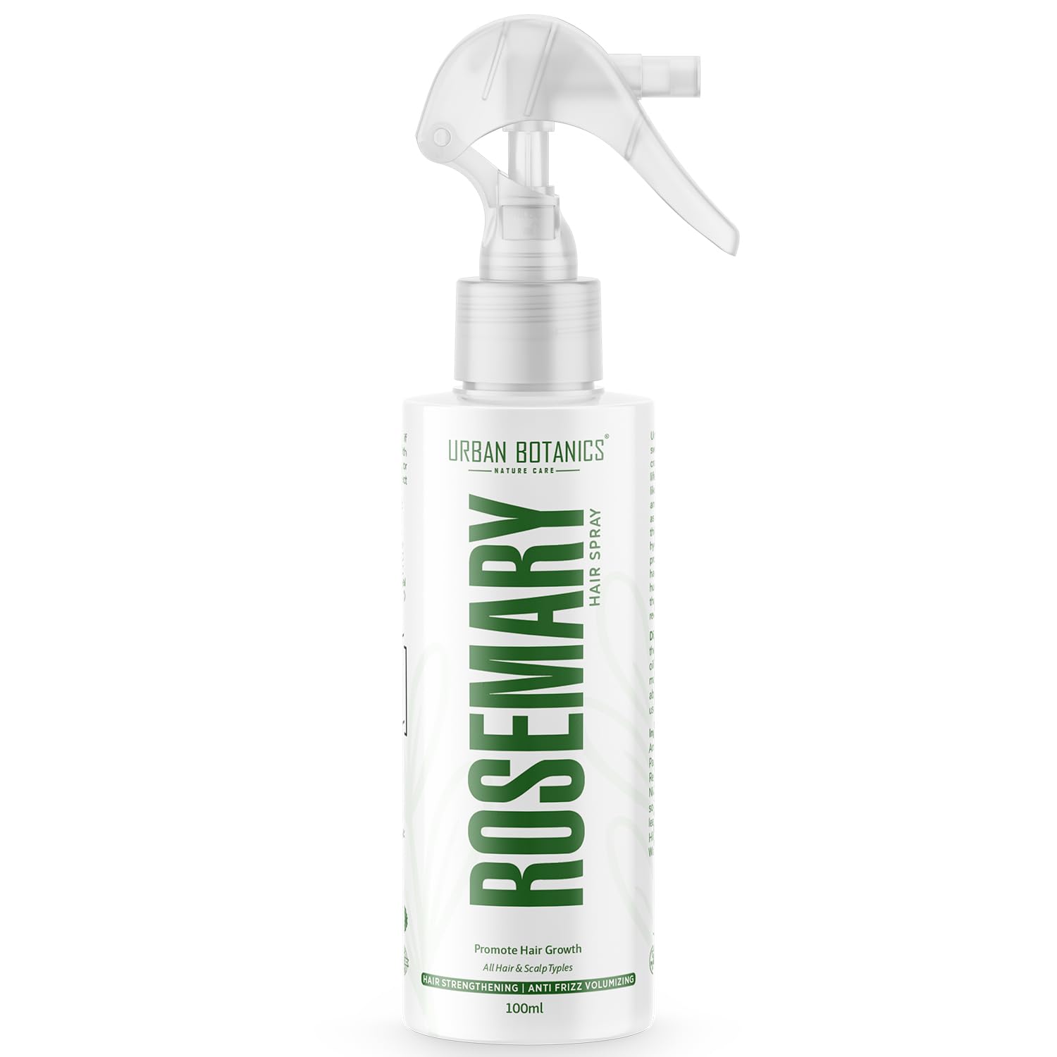 UrbanBotanics Rosemary Water Mist Spray for Hair Growth | Rice Water Extract ,Redensyl & Anagain | Hair Regrowth | Instant Shine | Strengthens Hair Roots & Strand | Anti Hair Fall | All Hair Types, 100ml