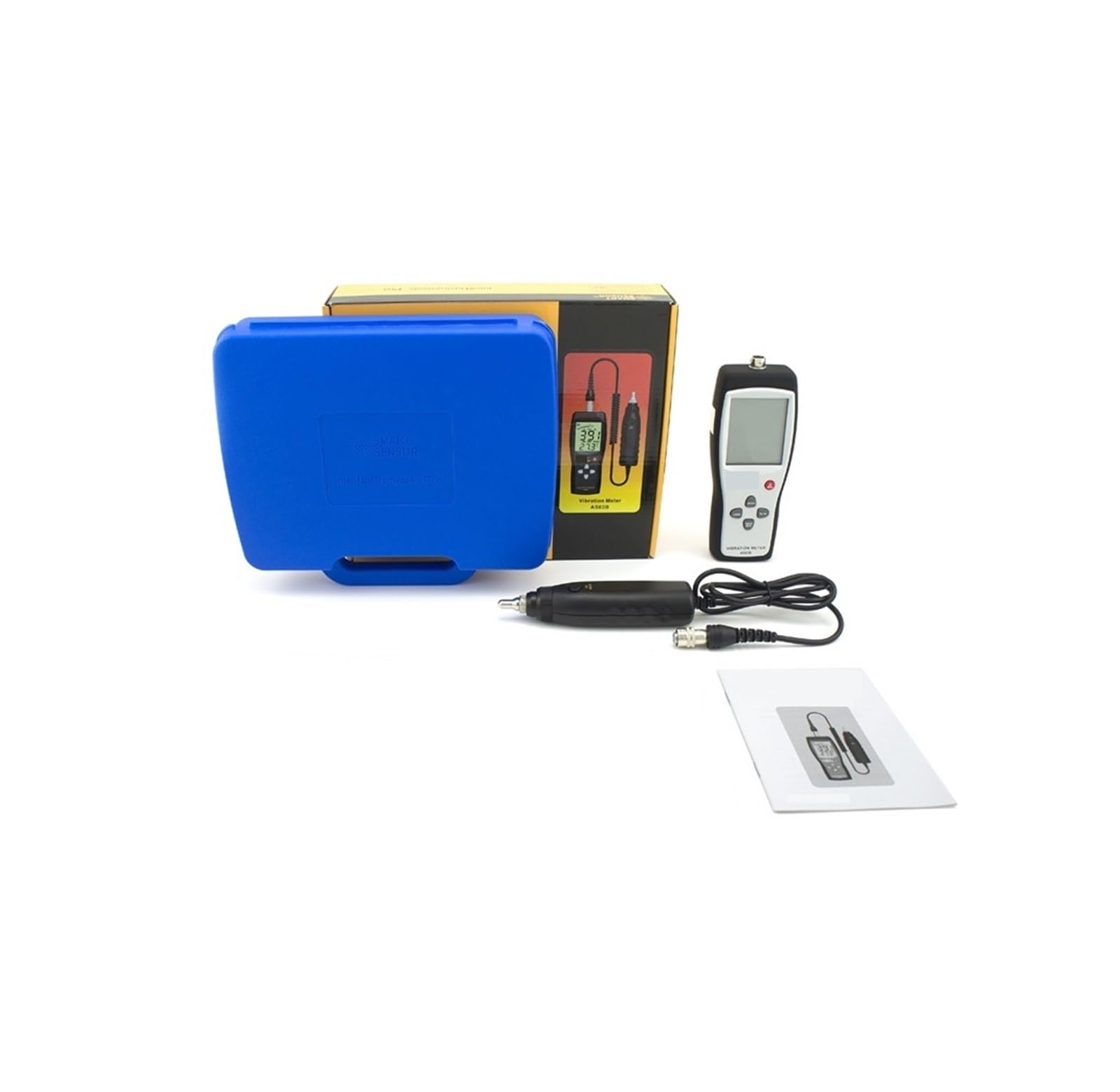 Vibrationsmesser, Digitales Vibrationsmessgerät 10 Hz ~ 1 kHz 0, 199,9 mt/s Präzisions-AS63B-Vibrationsmessgerät Tester Gau Analyzer