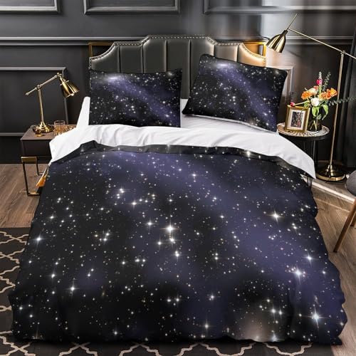 Housse de couette espace 3D pour la chambre d'un ado