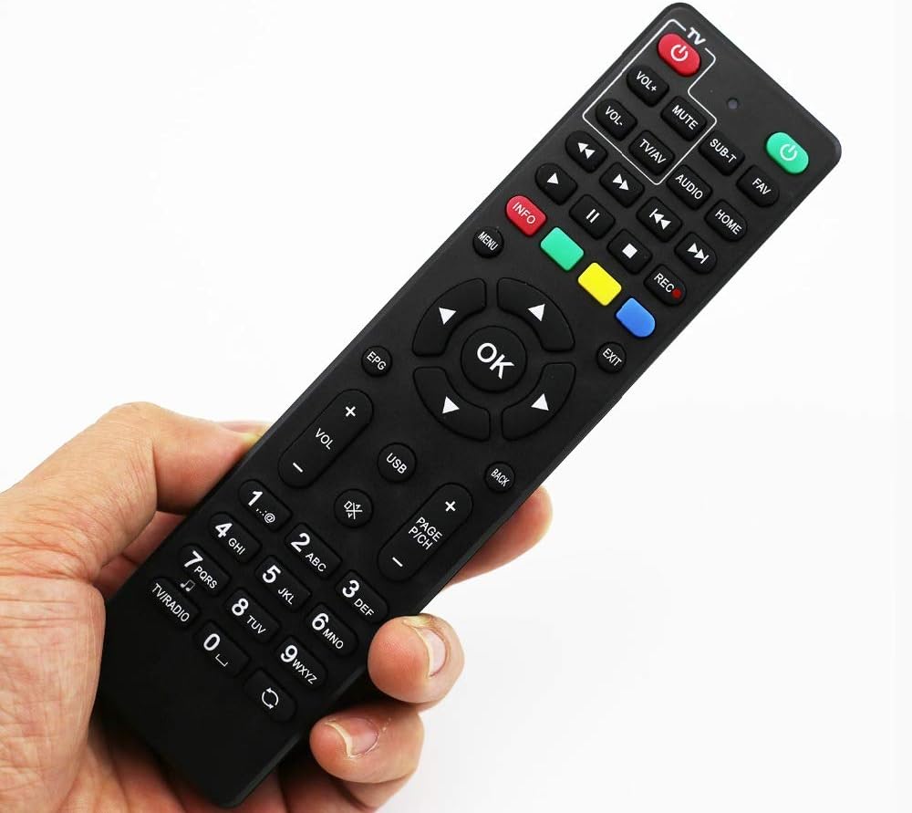 Artshu Universal SAT TV Box Remote Control Satellite Set top STV dvb-t2 for India AIRTEL LRIPL DTH48 RR AIR STB Mini DIGIAL TV TCCL