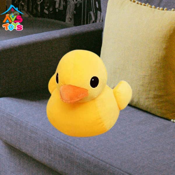 Image of Soft Figure Toy Duck Toy for Kids Huggable Soft Toys Birthday Gifts for Kids Size 30 cm - Yellow
