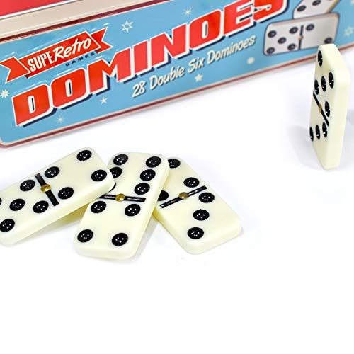 KandyToys Dominoes 28 piezas en caja metálica miniatura 5