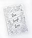 Live Laugh Love Doodle Pre-Drawn Canvas For Adults | Premium Handmade Pre printed Canvas | Stretched primed canvas to color | Paint & Sip party, Painting party, DIY Kit | Pre marked Canvas