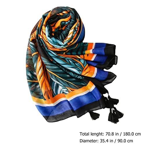 Lenço Envoltório Para Mulheres Impressão De Xale De Ombro Envoltório De Xale Bufandas Para Mujer Xal