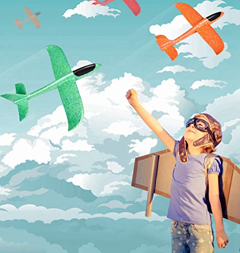 4 alianti in schiuma, aereo styropor, aereo per