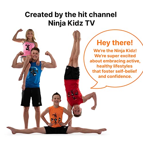 Ninja Kidz Multivitamin Gummies + Immune Support & Vegan Omega 3-15 Essential Kids Vitamins A, D, C, E, B, K, Zinc, Non-Gmo & Gluten Free - As Seen On Ninja Kids Tv - 60 Gummy Count, 30 Day Supply #TOP1
