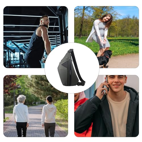 Mochila de hombro impermeable unisex con diseño multiusos para viaje 5
