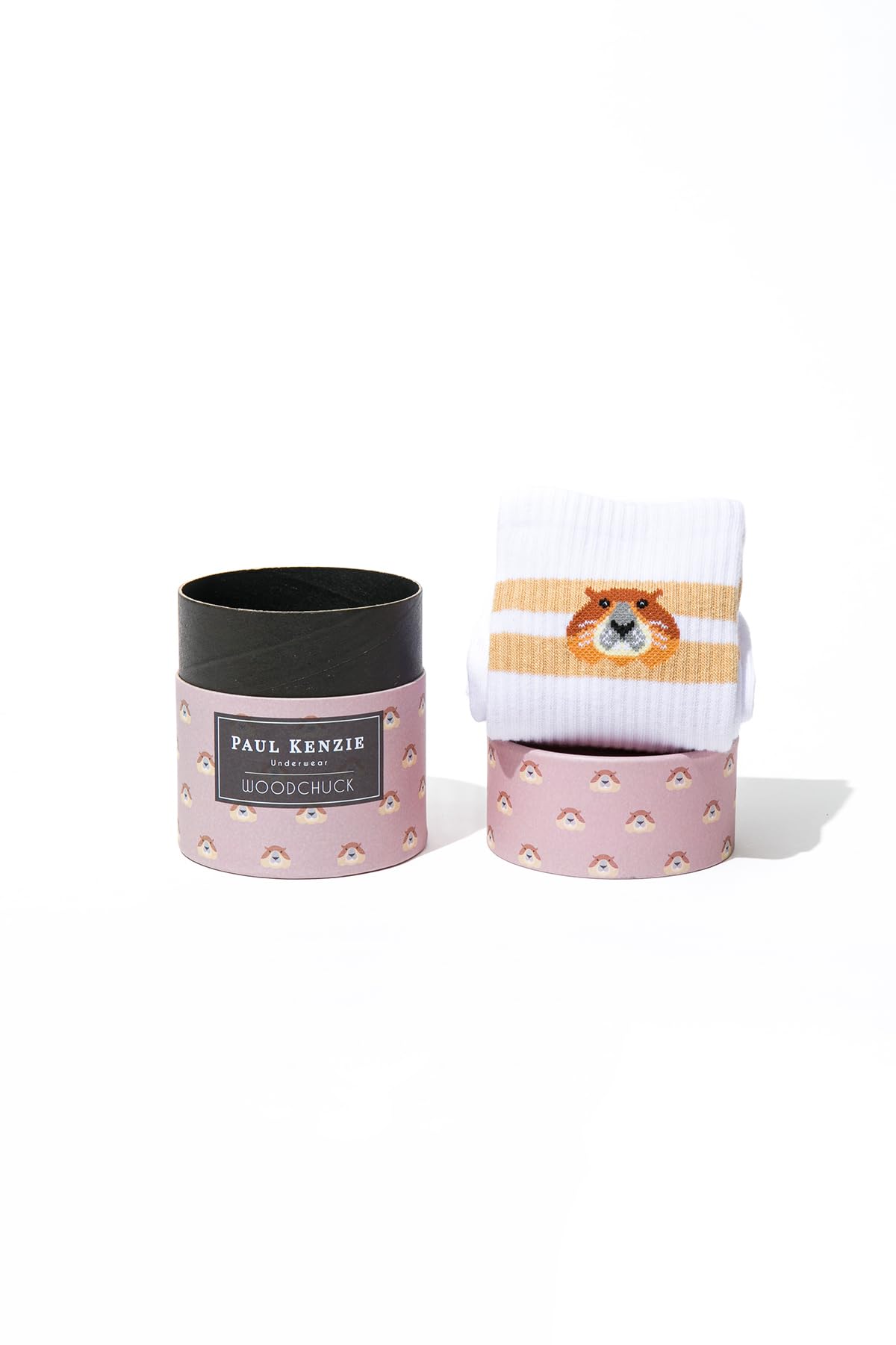 Paul Kenzie Unisex Multicolour Eco Characters Socks - Woodchuck (Uk, Numeric, 7, 11, Regular, Regular, )