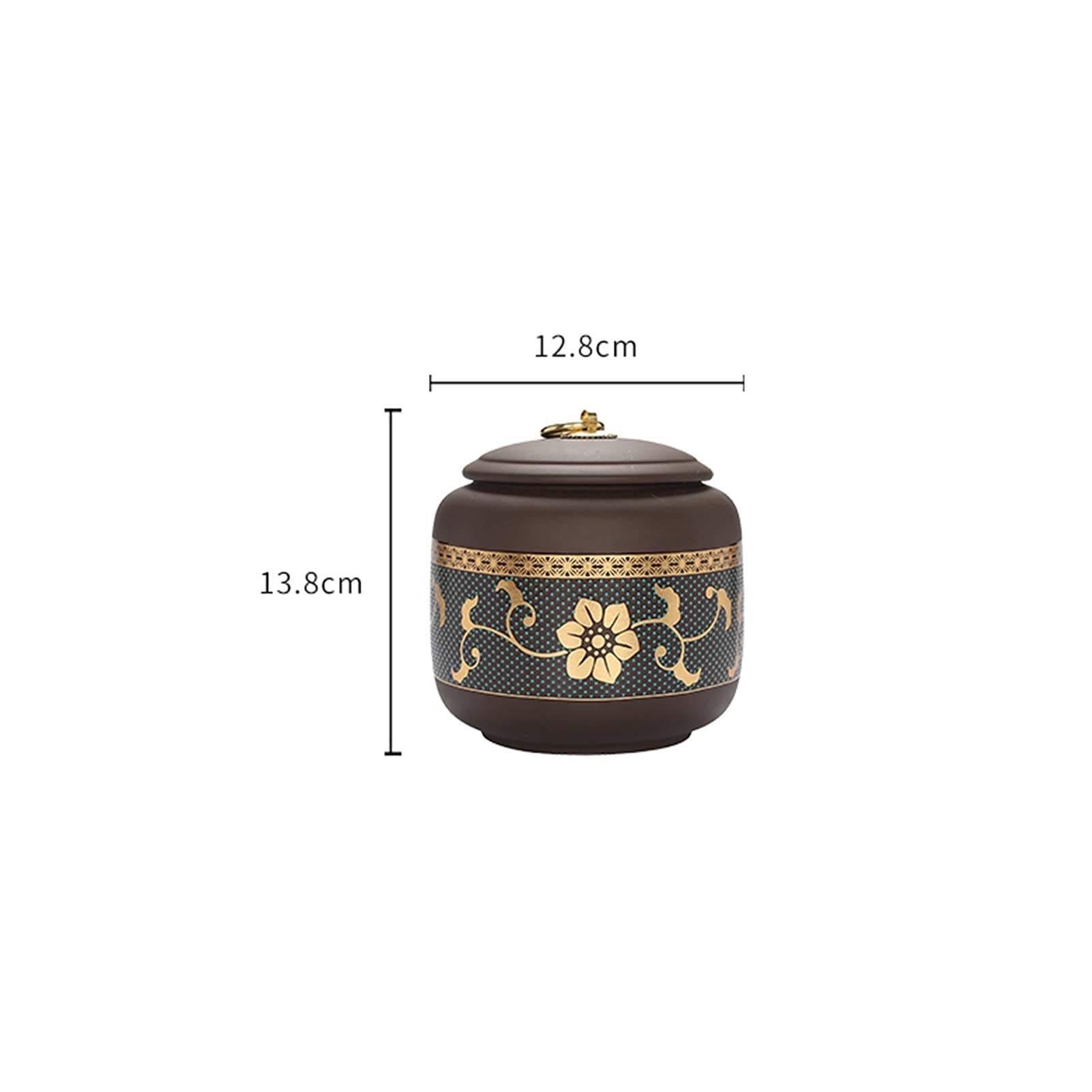 Cyna na herbatę fioletowa glina pojemnik na herbatę ceramiczny zamknięty garnek zbiornik do przechowywania herbaty gospodarstwo domowe czarna herbata zielona herbata luźna herbata pojemniki