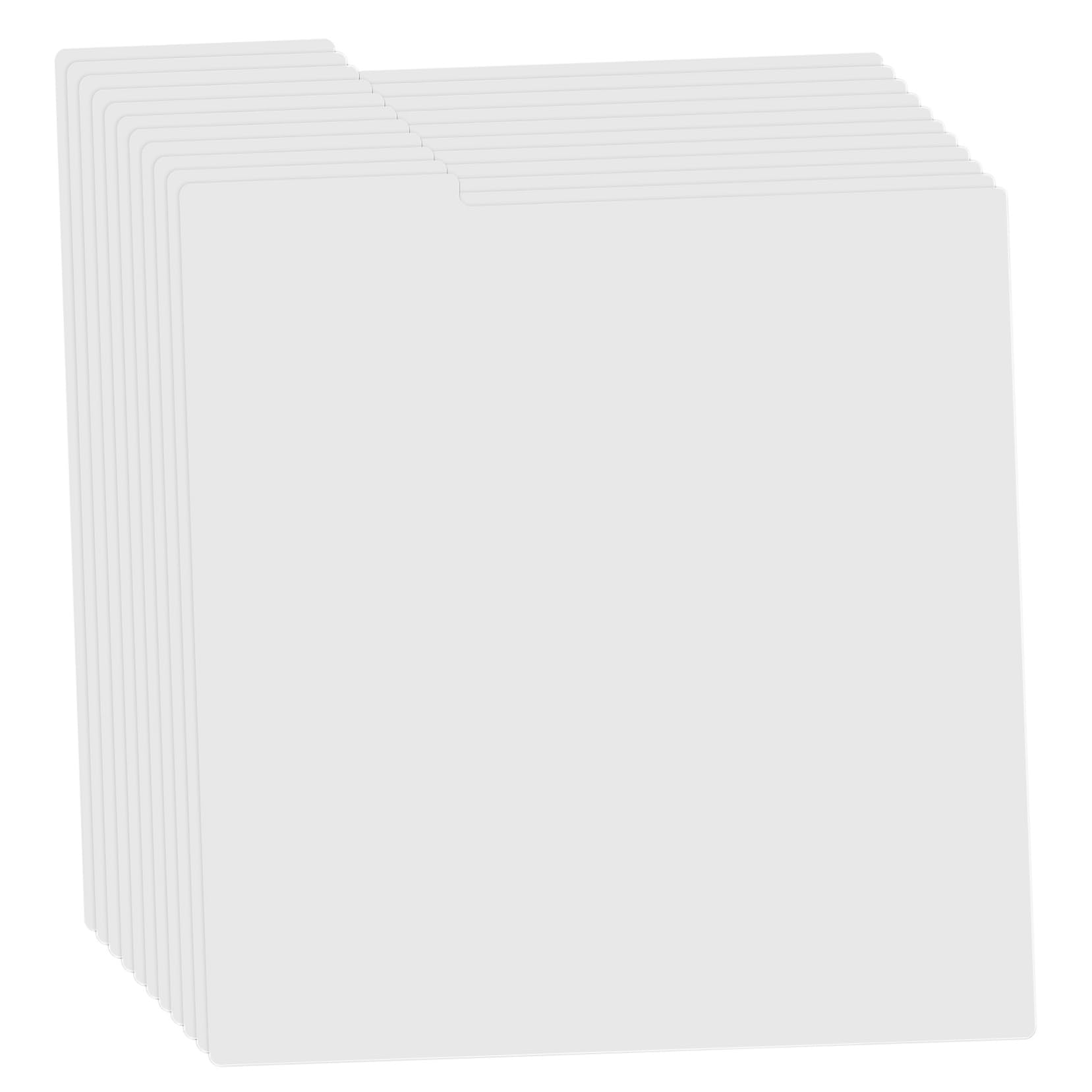 DOITOOL 20 Stck. Vinyl Schallplatten Trennblätter aus Langlebigem PP Wasser und Schmutzresistent mit Abgerundeten Ecken Beschreibbaren Register Tabs für Flexible Album Organisation Sicher