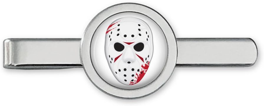 Goalie Mask Tie Clip Ice Hockey Tie Bar