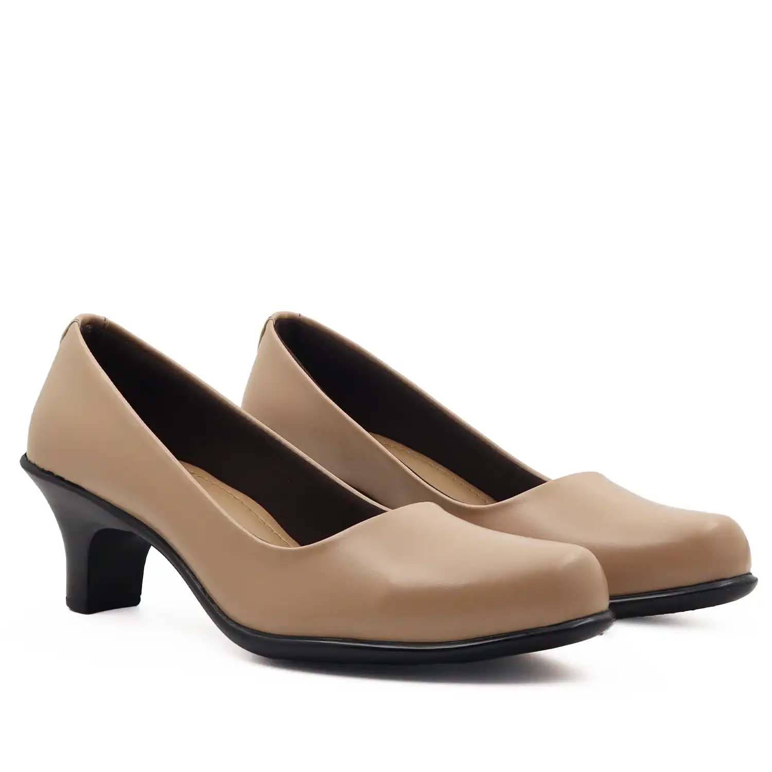 Women's Black Block Heel Pumps, 2 Inch, Slip-On, Closed Round Toe, for Office, Formal Events-image-28