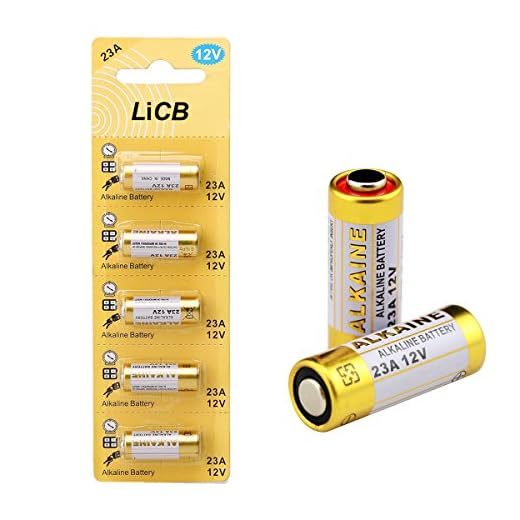 LiCB A23 23A 12V Alkaline Battery (5-Pack)