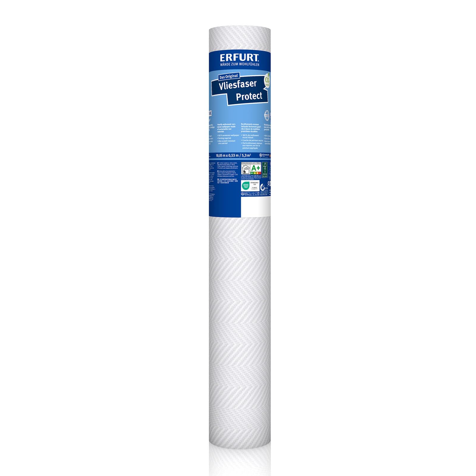 Erfurt Vliesfaser Protect 207 Vliestapete 10.05X0.53 Strukturtapete 6 Rollen 1004315