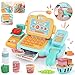 Produktbild Sotodik JoyGrow Registrierkasse Geben Sie vor, Spielzeuge Rechner, Scanner, Geld, Kreditkarte und realistische Action und Sounds Lernspielzeug für Kinder und Kinder im Vorschulalter zu Spielen (Gelb)