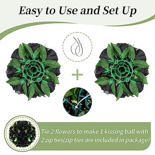 Fleurs artificielles de mariage BLOSMON sans flétrissement pour table de fête - 5