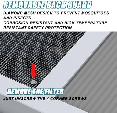 Powerful Window Exhaust Fan | Punch-Free Door & Window Fan | Adjustable Length 52-140cm | 2800 RPM Speed | 85m³/h Air Volume | Ideal for Home, Kitchen, Bedroom & Office