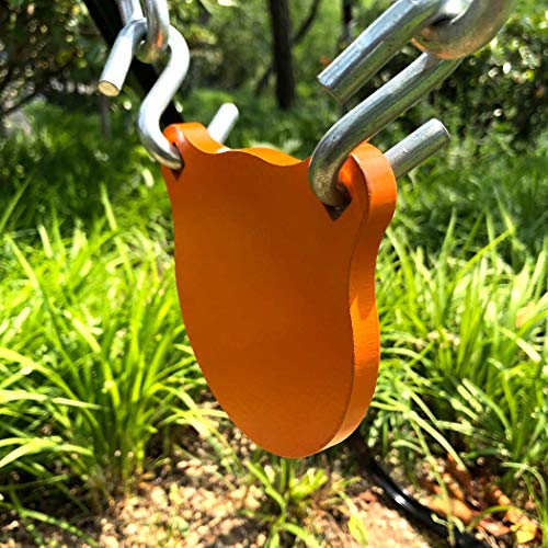 Highwild Ar500 Steel Target 4" X 1/2" Gong Shooting Metal Target - Neon Orange #TOP2